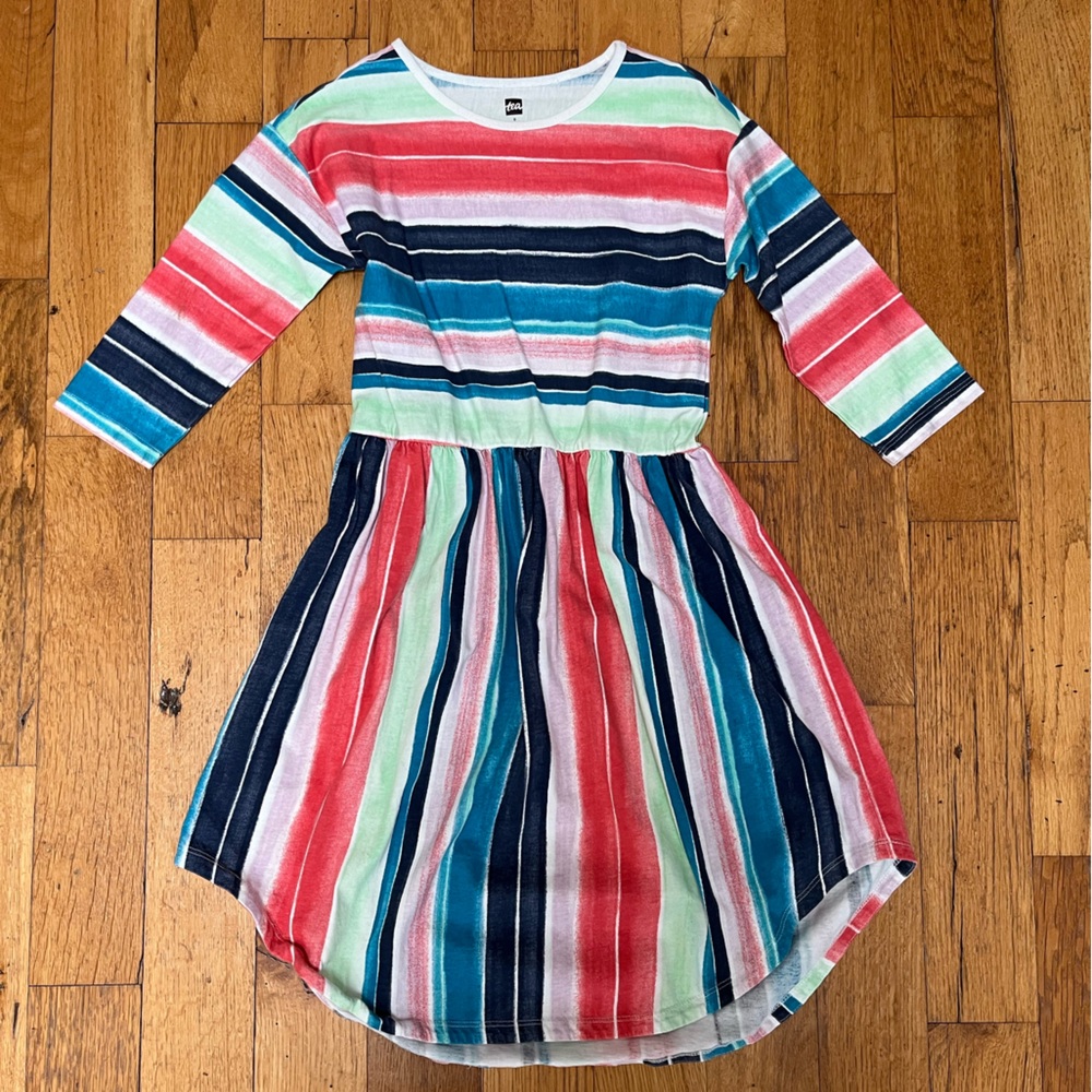 TEA COLLECTION Girls sz8 Jersey print dress